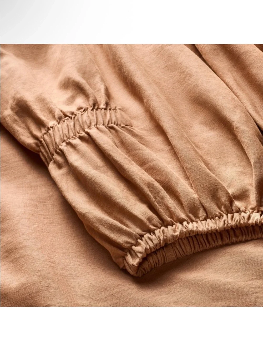 NWT King 100% Linen Sheet Set Adobe Clay - Casaluna - Picture 5 of 6
